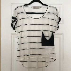 Vintage Havana Striped Pocket Tee